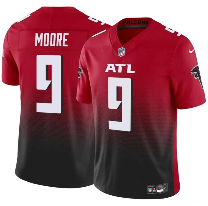 Men's Atlanta Falcons #9 Rondale Moore Red/Black 2023 F.U.S.E Vapor Untouchable Limited Stitched Football Jersey